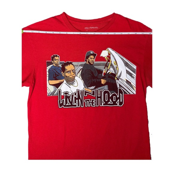 Boys N The Hood Movie Graphic Tee | Red | Men's Size M | Nocturnal - Picture 5 of 6